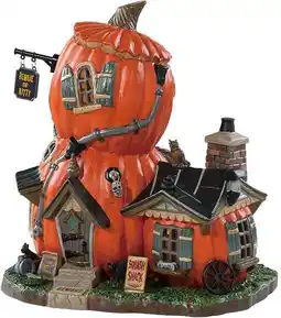 Intratuin Lemax Spooky Town halloween decoratie squash shack (pompoenhuis) 22,9 x 18,3 x 25,6 cm aanbieding
