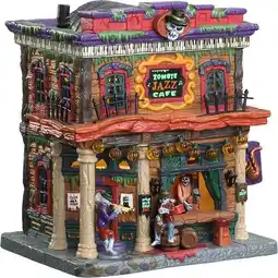 Intratuin Lemax Spooky Town halloween decoratie zombie jazz café (griezelcafé) 28,9 x 13,3 x 46,6 cm aanbieding