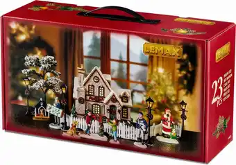 Intratuin Lemax Caddington Village kerstdorp set white christmas 21,4 x 17,7 x 27,6 cm 23-delig aanbieding