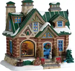 Intratuin Lemax kersthuisje Pine Peak Retreat (huis) 18 x 13,3 x 16,5 cm aanbieding