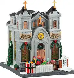 Intratuin Lemax Caddington village kersthuisje Trinity Church Of Caddington (kerk) 19,2 x 16,3 x 20 cm aanbieding