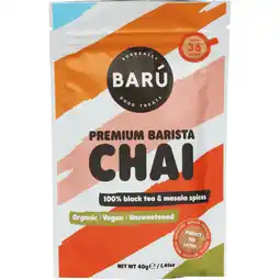 Jumbo Barú Organic Premium Barista Chai 40g aanbieding