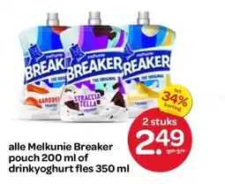 Spar alle Melkunie Breaker of drinkyoghurt aanbieding