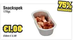 Budget Food Snackspek aanbieding