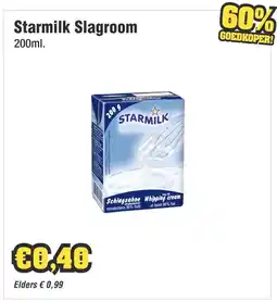 Budget Food Starmilk Slagroom aanbieding