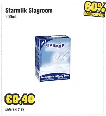 Budget Food Starmilk Slagroom aanbieding