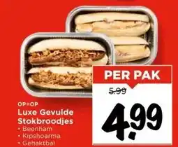 Vomar Voordeelmarkt Luxe Gevulde Stokbroodjes aanbieding