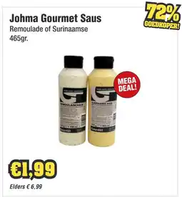 Budget Food Johma Gourmet Saus aanbieding