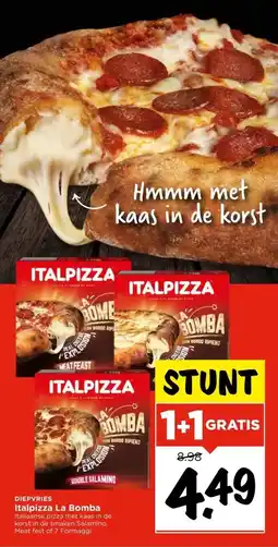 Vomar Voordeelmarkt Italpizza La Bomba aanbieding
