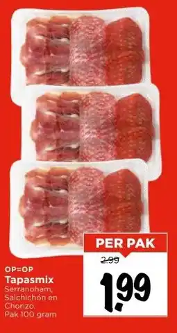 Vomar Voordeelmarkt Tapasmix aanbieding