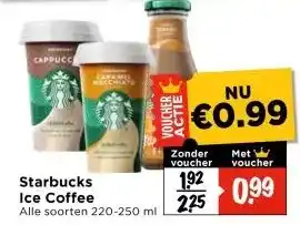 Vomar Voordeelmarkt Starbucks Ice Coffee aanbieding