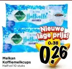 Vomar Voordeelmarkt Melkan Koffiemelkcups aanbieding