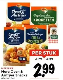 Vomar Voordeelmarkt Mora Oven & Airfryer Snacks aanbieding