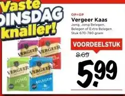 Vomar Voordeelmarkt Vergeer Kaas aanbieding