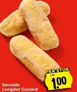 Vomar Voordeelmarkt Gevulde Longdot Custard aanbieding