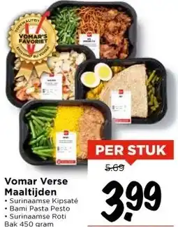 Vomar Voordeelmarkt Vomar Verse Maaltijden aanbieding