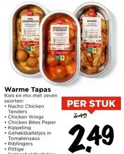 Vomar Voordeelmarkt Warme Tapas aanbieding