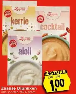 Vomar Voordeelmarkt Zaanse Dipmixen aanbieding