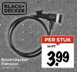 Vomar Voordeelmarkt Black+Decker Fietsslot aanbieding