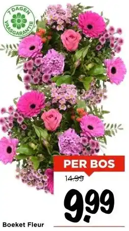 Vomar Voordeelmarkt Boeket Fleur aanbieding