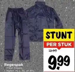 Vomar Voordeelmarkt Regenpak aanbieding
