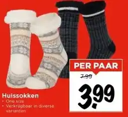 Vomar Voordeelmarkt Huissokken aanbieding