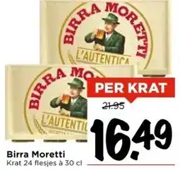 Vomar Voordeelmarkt Birra Moretti aanbieding