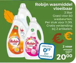 Trekpleister Robijn wasmiddel vloeibaar aanbieding
