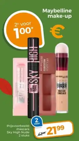 Trekpleister Maybelline make-up aanbieding