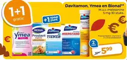 Trekpleister Davitamon Ymea en Bional aanbieding