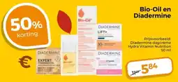 Trekpleister Bio-Oil en Diadermine aanbieding