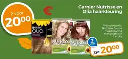 Trekpleister Garnier Nutrisse en Olia haarkleuring aanbieding