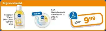 Trekpleister Micellair water skin glow aanbieding