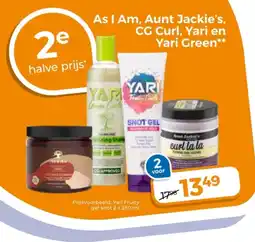Trekpleister As I Am Aunt Jackie's CG Curl Yari en Yari Green aanbieding