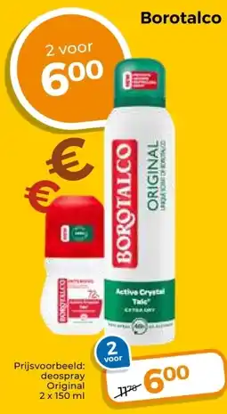 Trekpleister Borotalco aanbieding