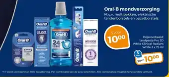 Trekpleister Oral-B mondverzorging aanbieding