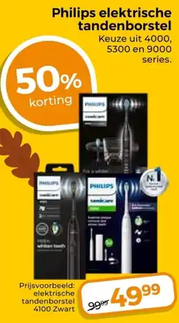 Trekpleister Philips elektrische tandenborstel aanbieding