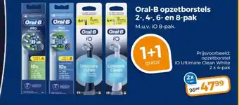 Trekpleister Oral-B opzetborstels aanbieding