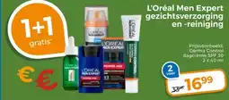Trekpleister L'Oréal Men Expert gezichtsverzorging en -reiniging aanbieding