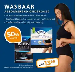 Trekpleister Tena wasbaar absorberend ondergoed aanbieding