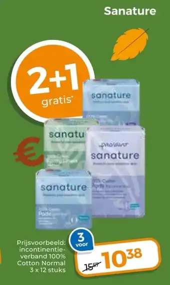 Trekpleister Sanature aanbieding