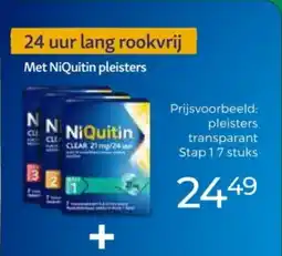 Trekpleister Met NiQuitin pleisters aanbieding