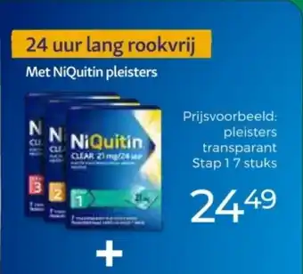 Trekpleister Met NiQuitin pleisters aanbieding