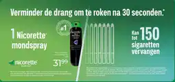 Trekpleister 1 Nicorette mondspray aanbieding