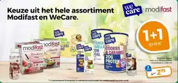 Trekpleister Modifast en wecare aanbieding