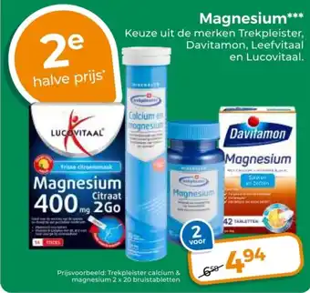 Trekpleister Magnesium aanbieding