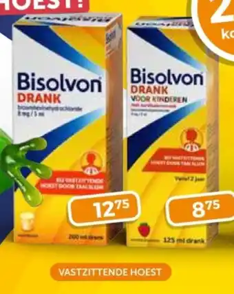 Trekpleister Bisolvon drank aanbieding