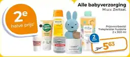 Trekpleister Alle babyverzorging aanbieding