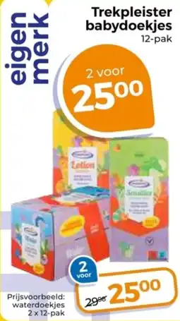 Trekpleister Trekpleister babydoekjes aanbieding