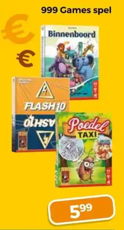 Trekpleister 999 Games spel aanbieding
